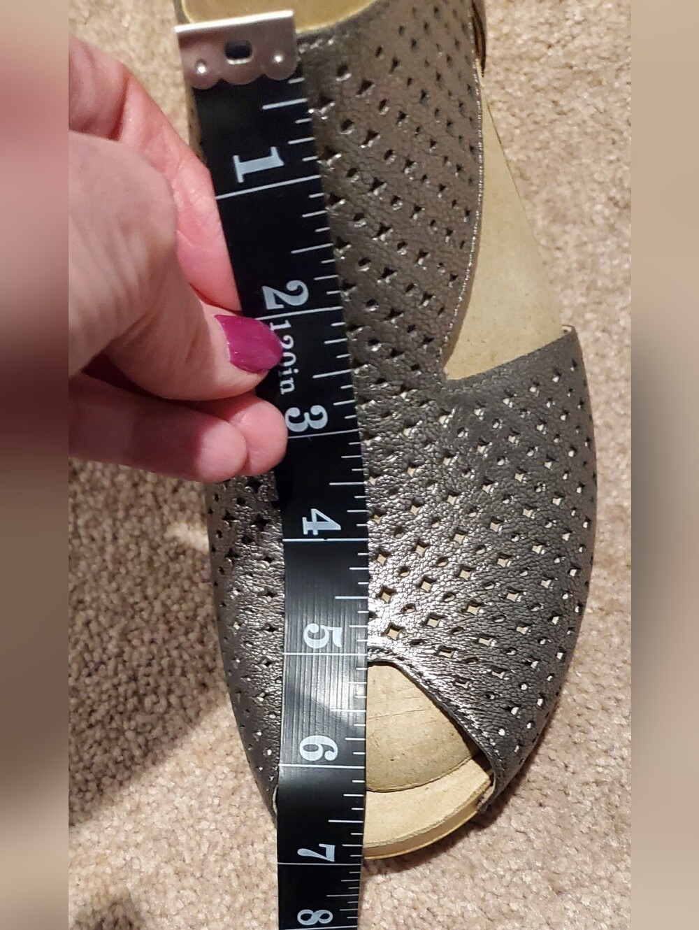 NWT Dansko Teagan Gunmetal Slingback Comfort Sandals EU 39 8.5-9 - Picture 10 of 12